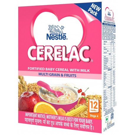 NESTLE CERELAC (12 - 24 MONTHS) STAGE 4 MULTIGRAIN & FRUITS