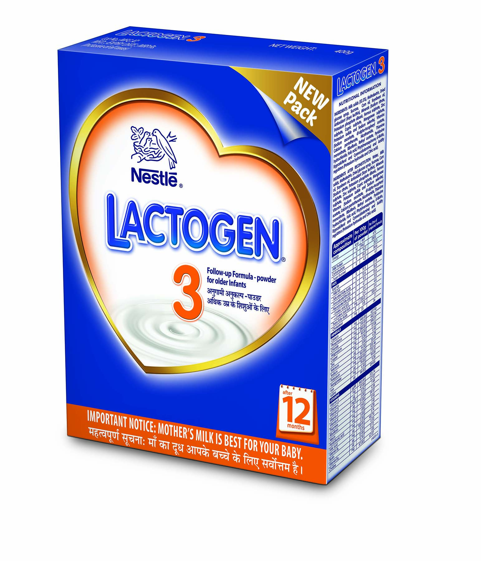 NESTLE LACTOGEN 3 FOLLOW UP FORMULA POWDER FOR OLDER INFANTS