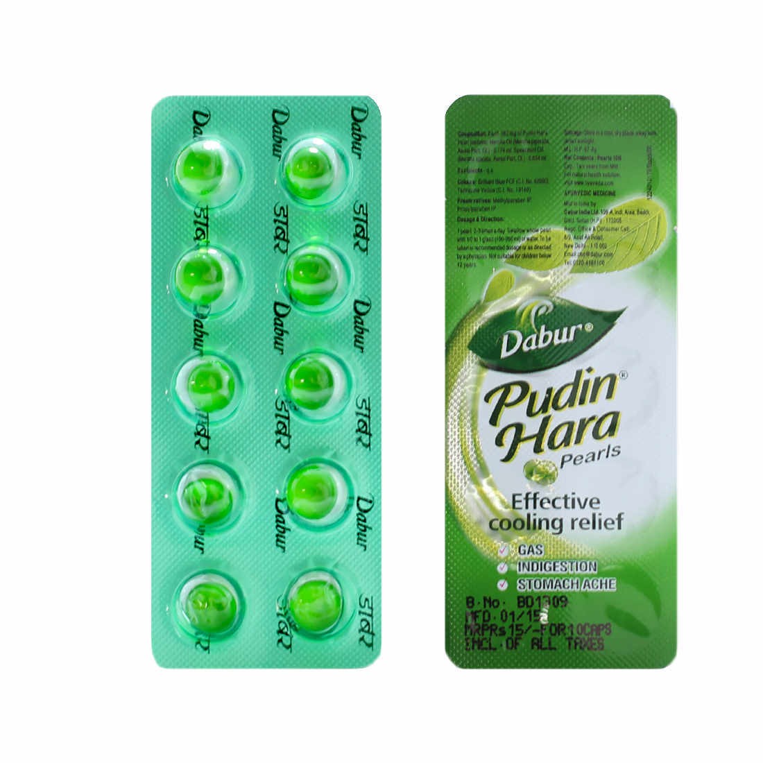 PUDIN HARA CAPSULES - 1 STRIP