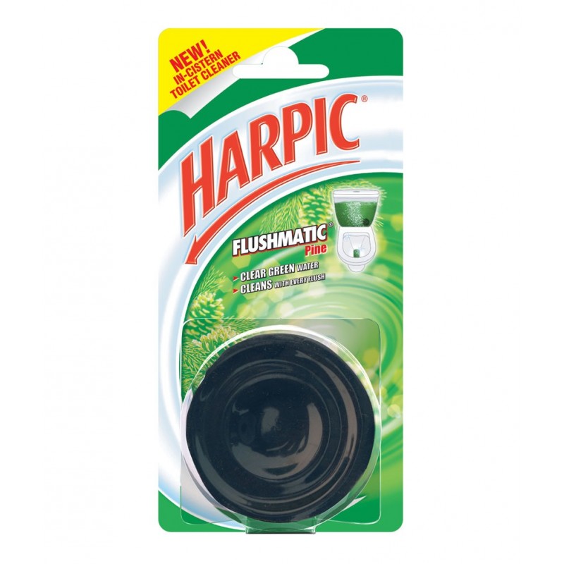 HARPIC TOILET CLEANER FLUSHMATIC CLEAR GREEN PINE