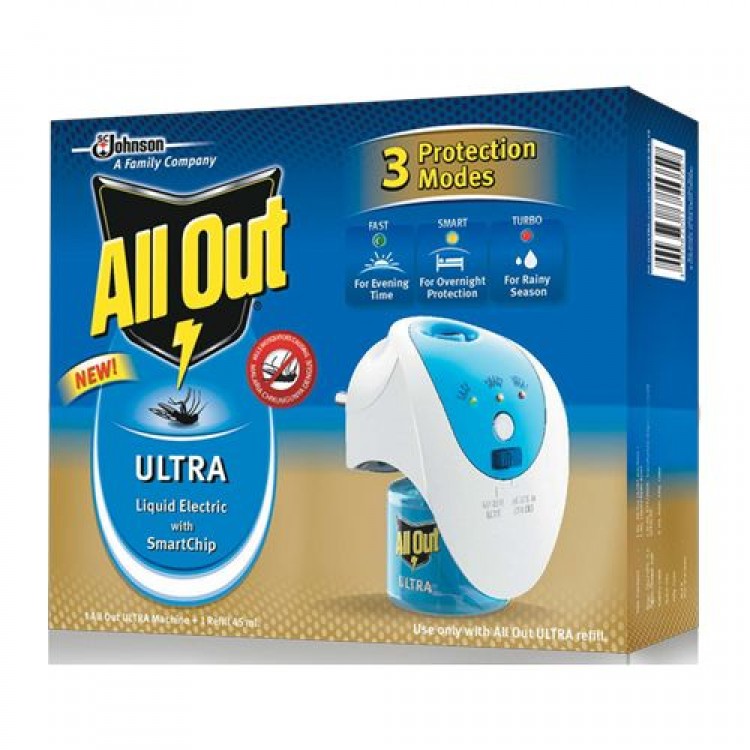 ALL OUT ULTRA 3 MODES MACHINE + LIQUID REFILL