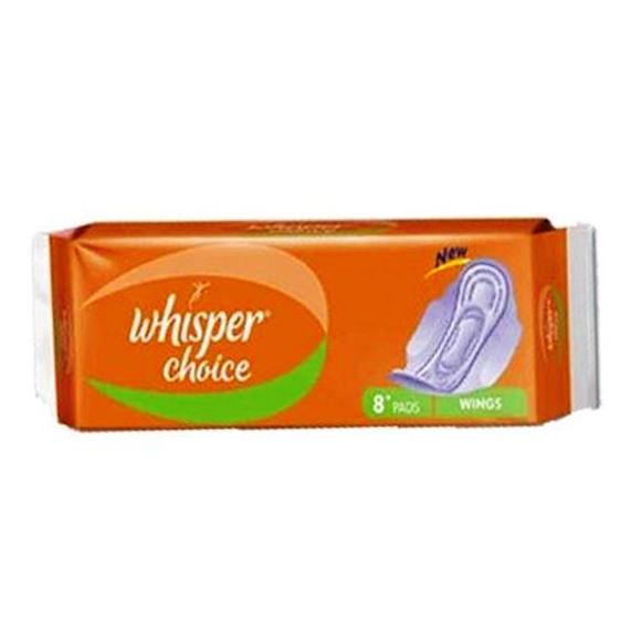 WHISPER CHOICE REGULAR WINGS SANITARY PADS (ORANGE)