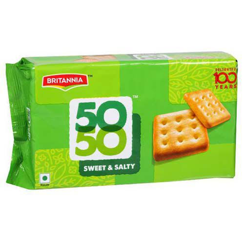 BRITANNIA 50 50 SWEET & SALTY BISCUITS