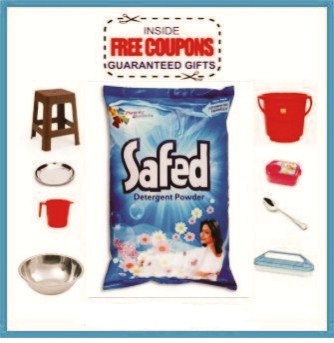 SAFED DETERGENT POWDER - LUCKY COUPON INSIDE