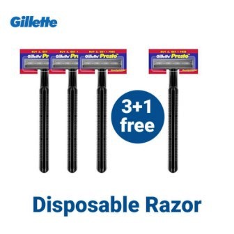 GILLETTE PRESTO RAZOR - BUY 3 GET 1 FREE