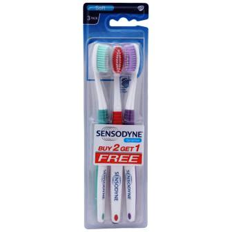 SENSODYNE SENSITIVE SOFT TOOTHBRUSH - BUY 2 GET 1 FREE