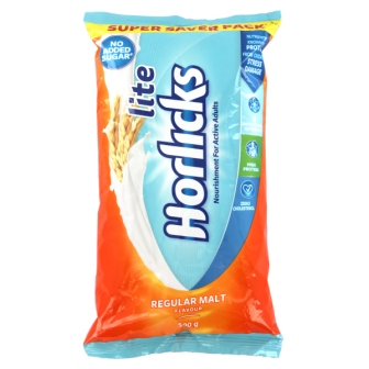 HORLICKS LITE POUCH - NO ADDED SUGAR