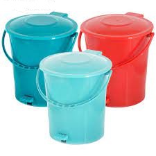 PLASTIC BUCKET PEDAL DUSTBIN