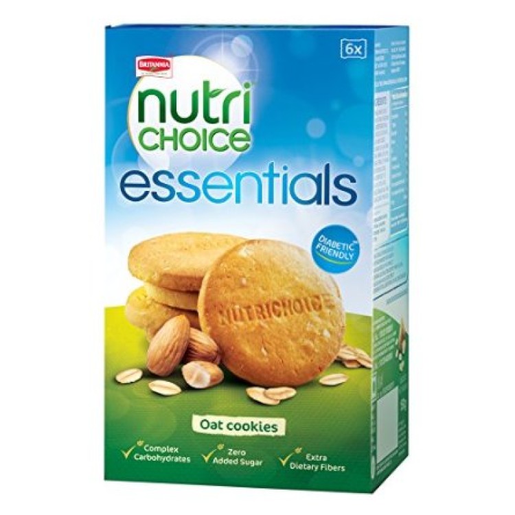 BRITANNIA NUTRI CHOICE OATS COOKIES BISCUITS (SUGAR FREE)