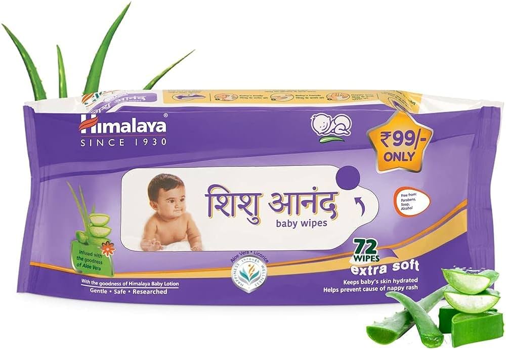 HIMALAYA SHISHU ANAND BABY WIPES (EXTRA SOFT)
