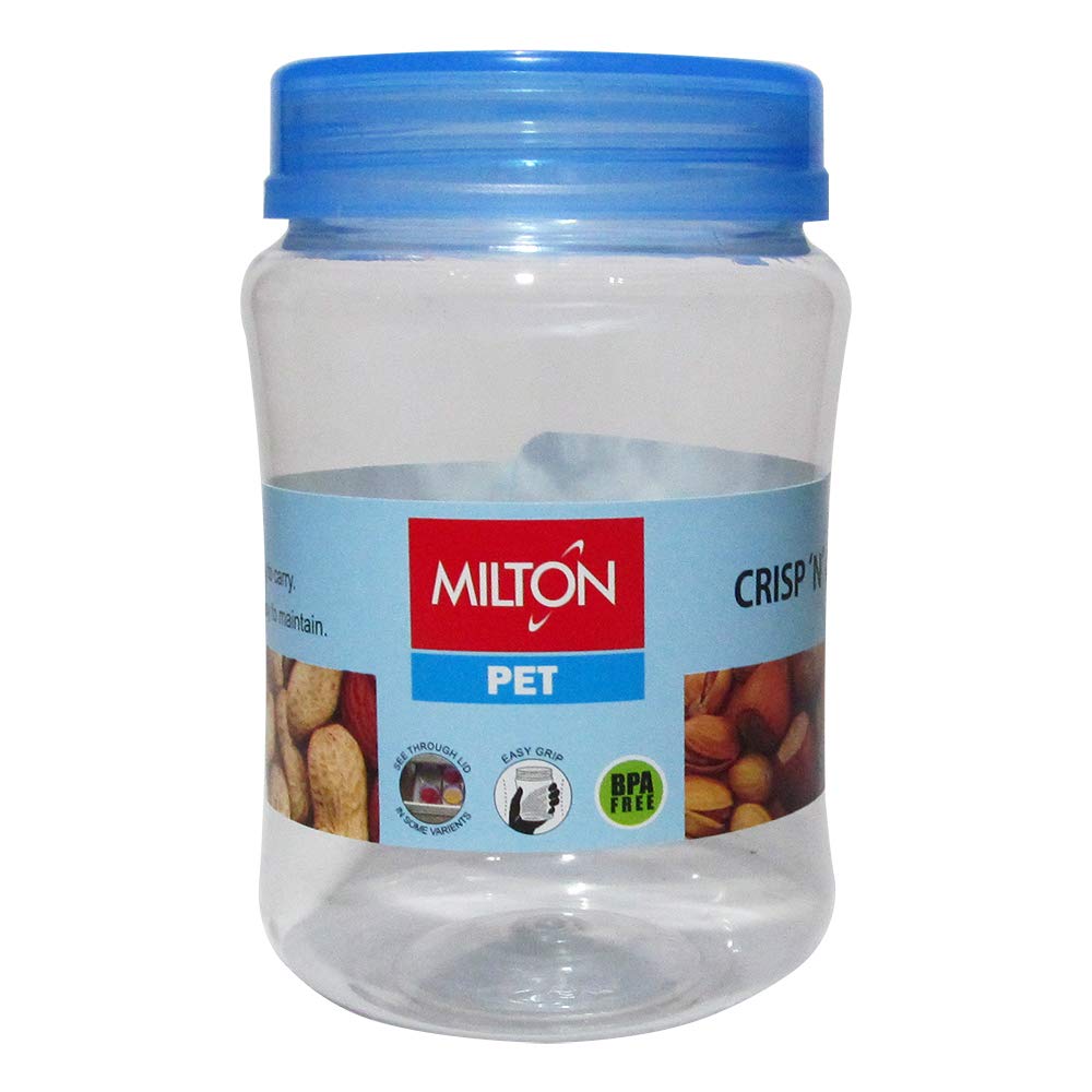 MILTON CRISP AND CLEAR ROUND PET JAR